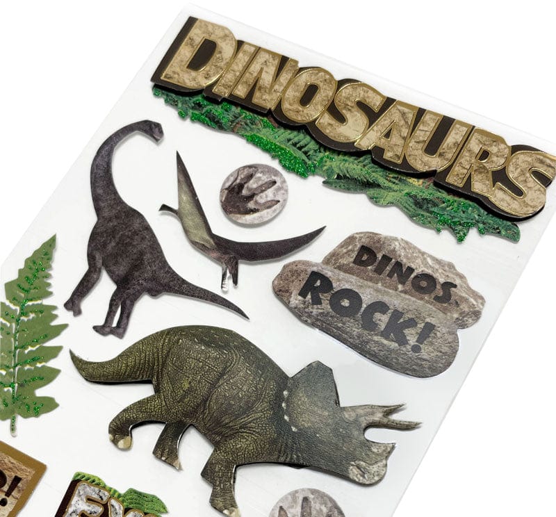  Scrapbook Stickers - Dinosaurs 3D、mySite、ghnorth