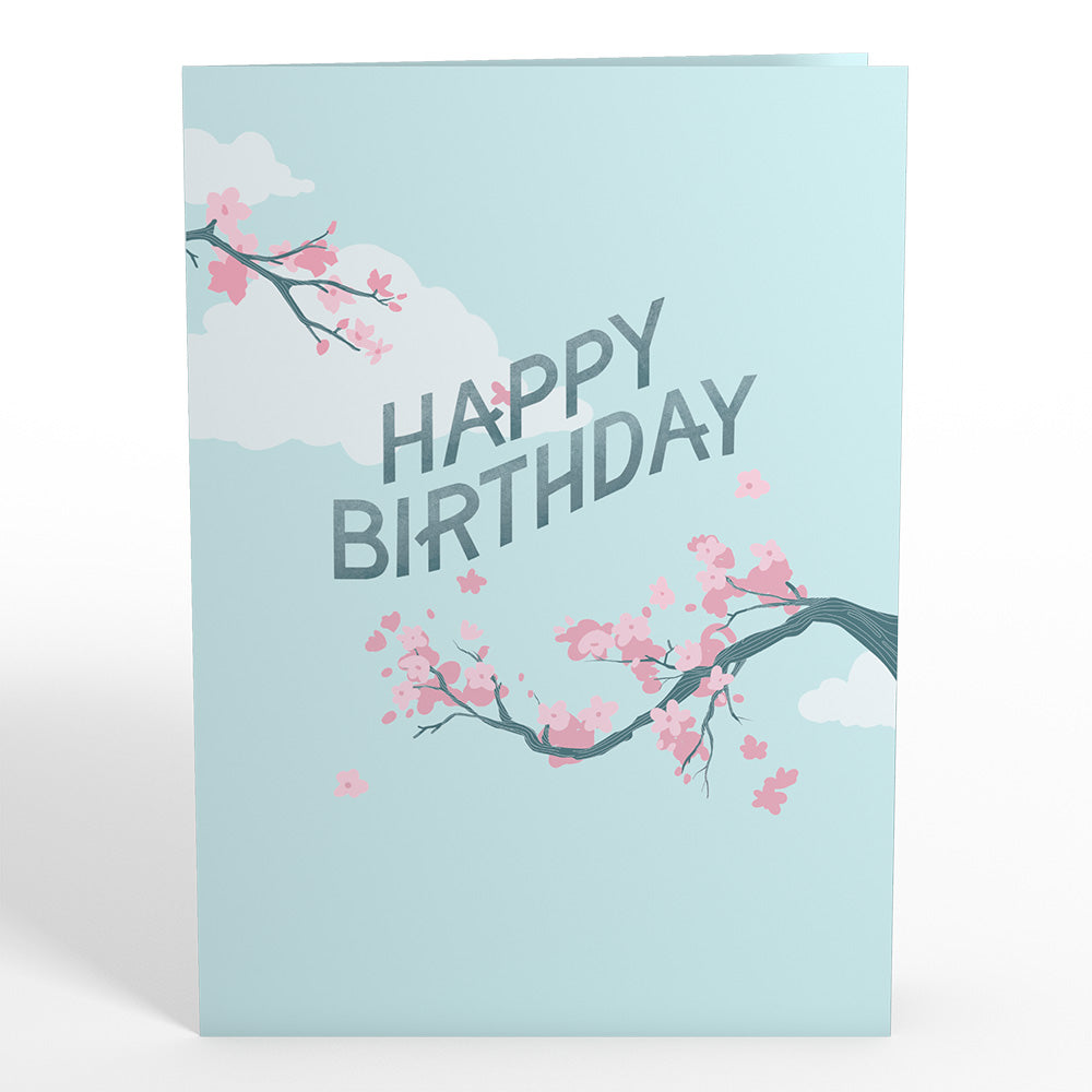 Birthday Cherry Blossom Pop-Up Card、mySite、solidvoid