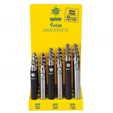 Ooze Twist Battery Display 24-Pack、mySite、zt4zffjzw