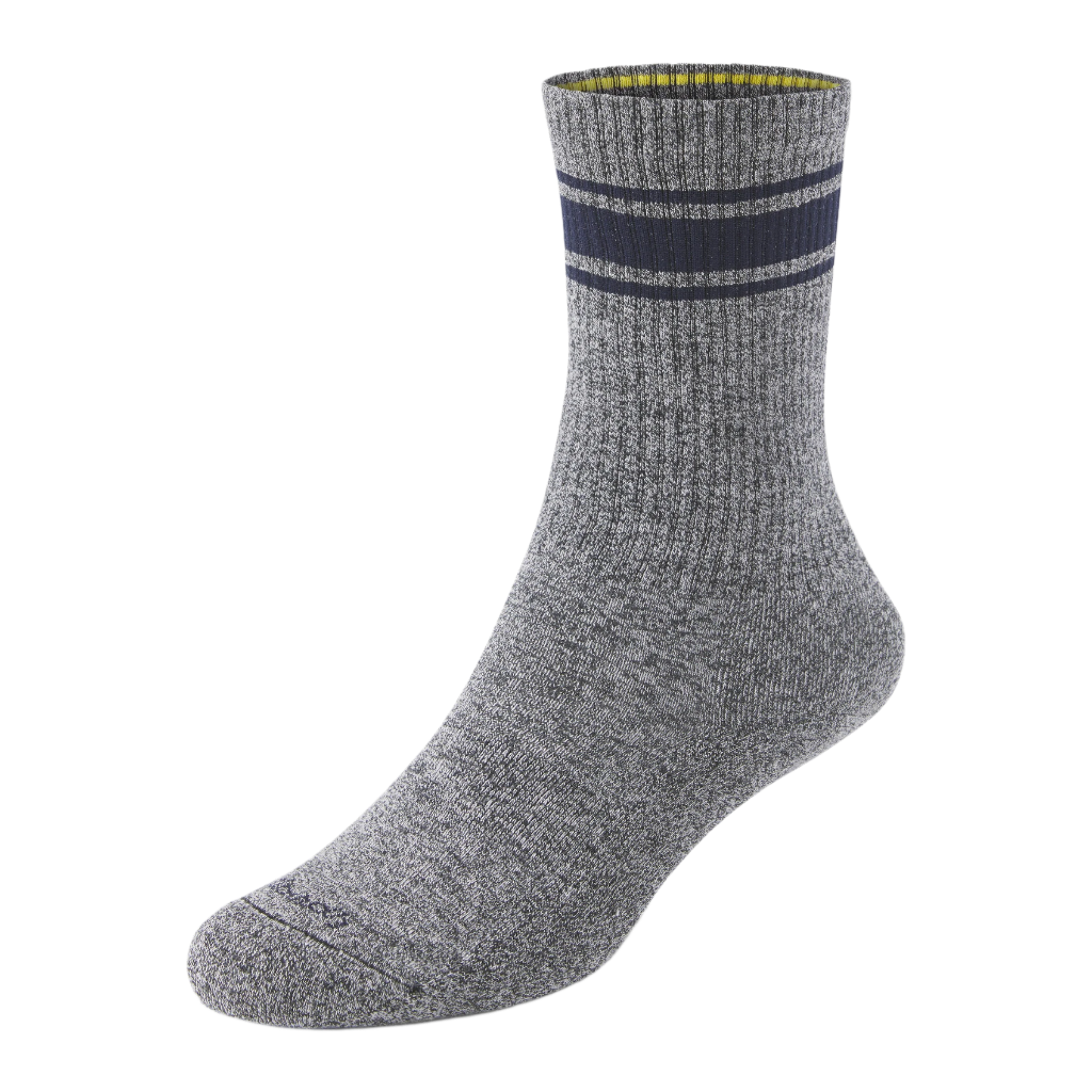  Anytime Crew Sock - Natural Grey Heather / Deep Navy、mySite、preschool7hills