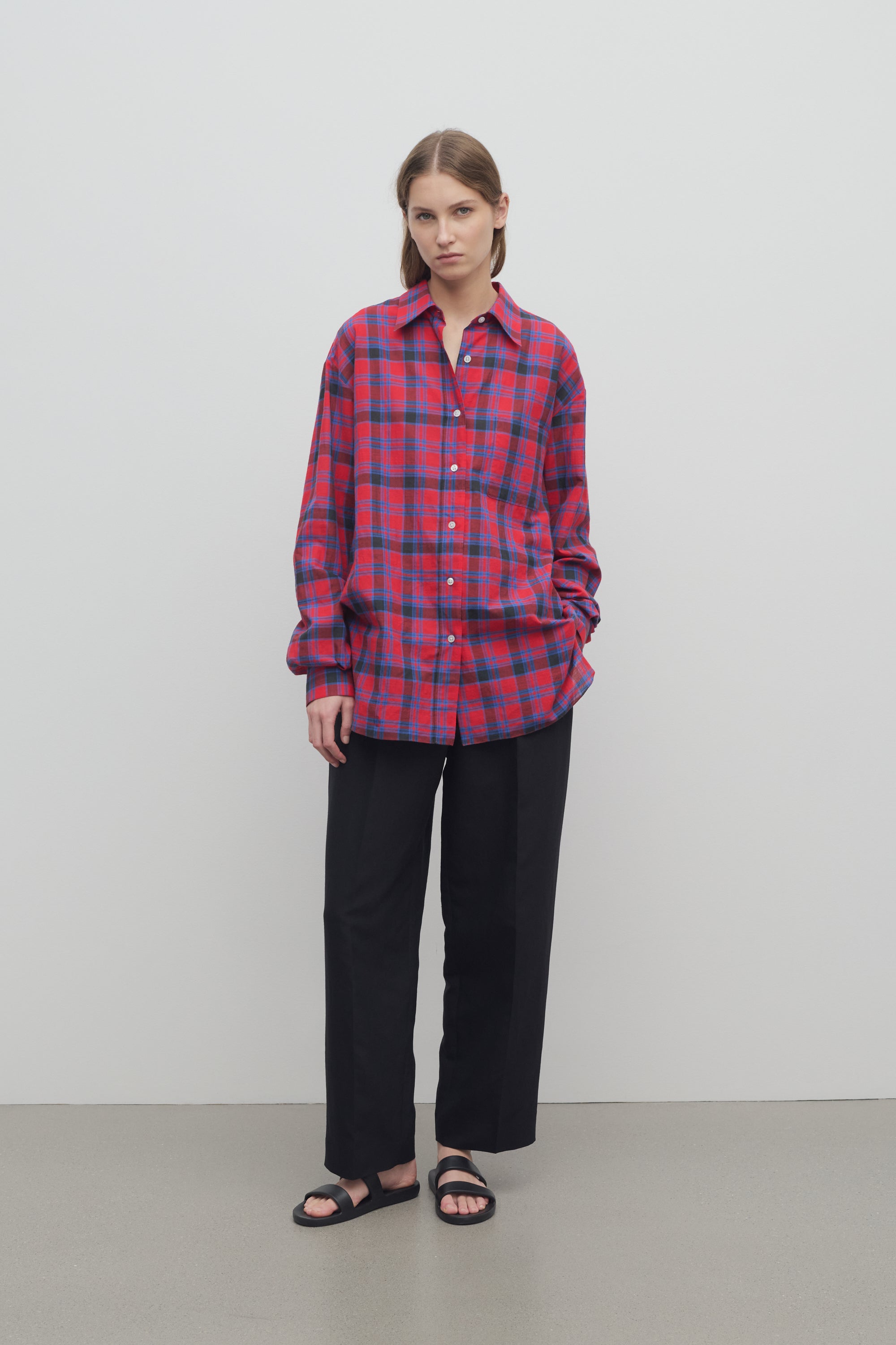 Lilas Pant in Wool and Linen、mySite、aoinhome