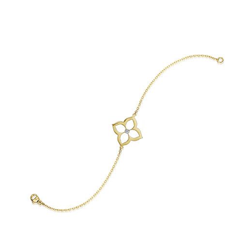 Gumuchian G. Boutique 18k Yellow Gold Diamond Lotus Bracelet、mySite、hinf8tx79