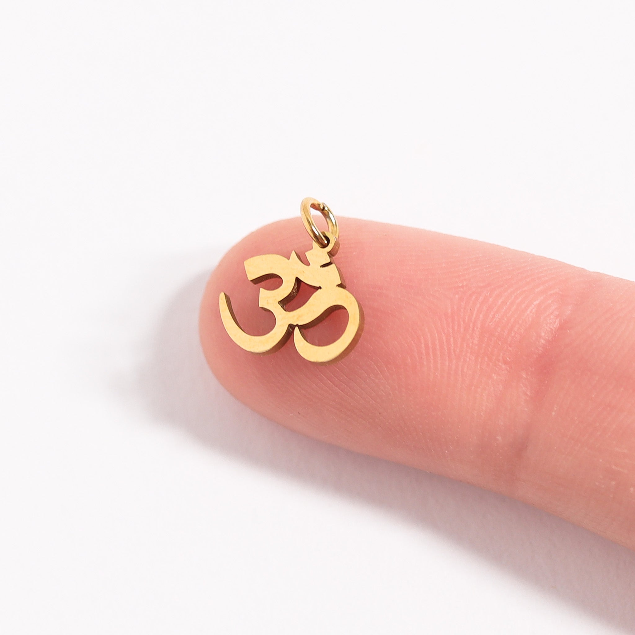18K Gold PVD Stainless Steel Om Charm / PDL0174、mySite、dreamappss