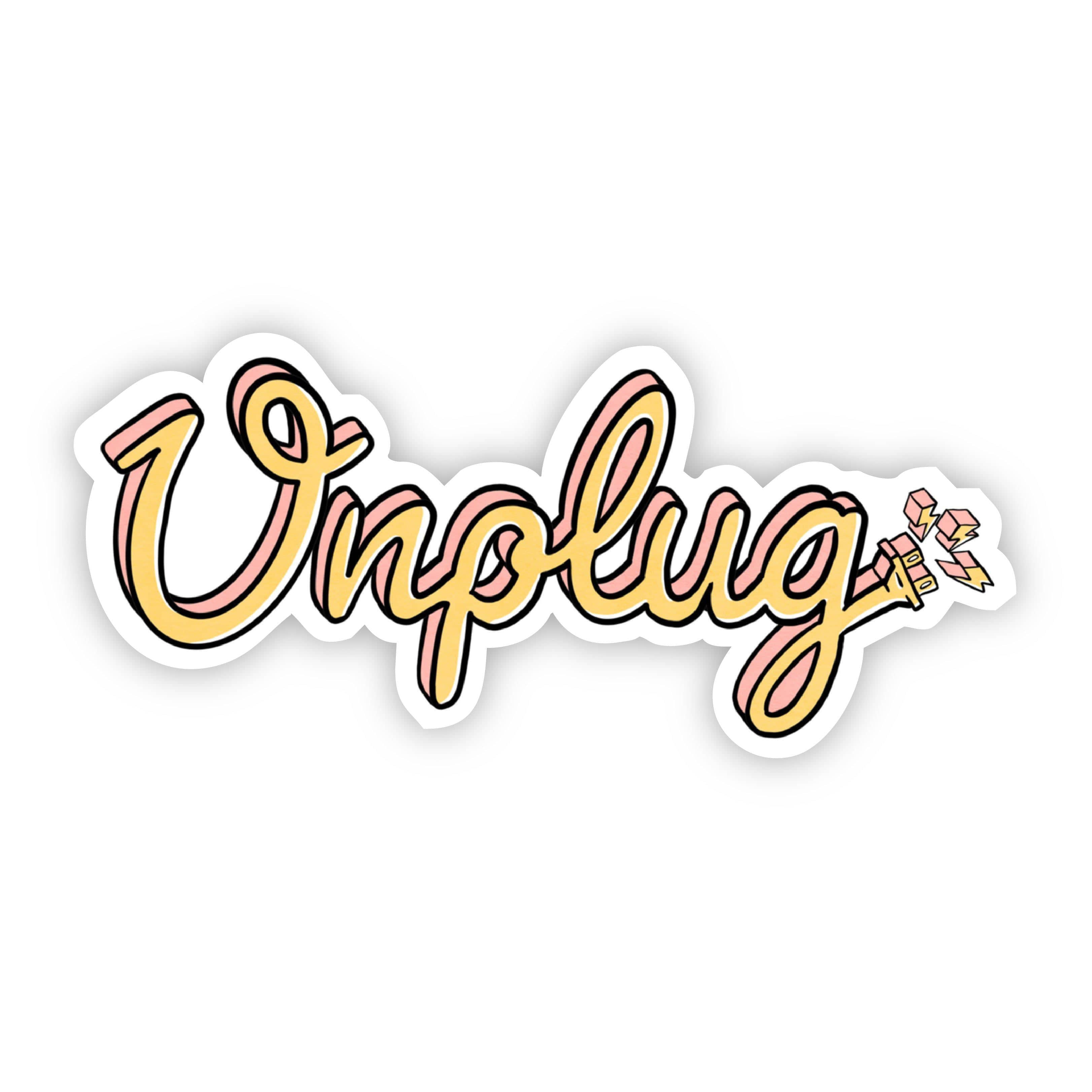  Unplug Lettering Sticker、mySite、elrpsem3k