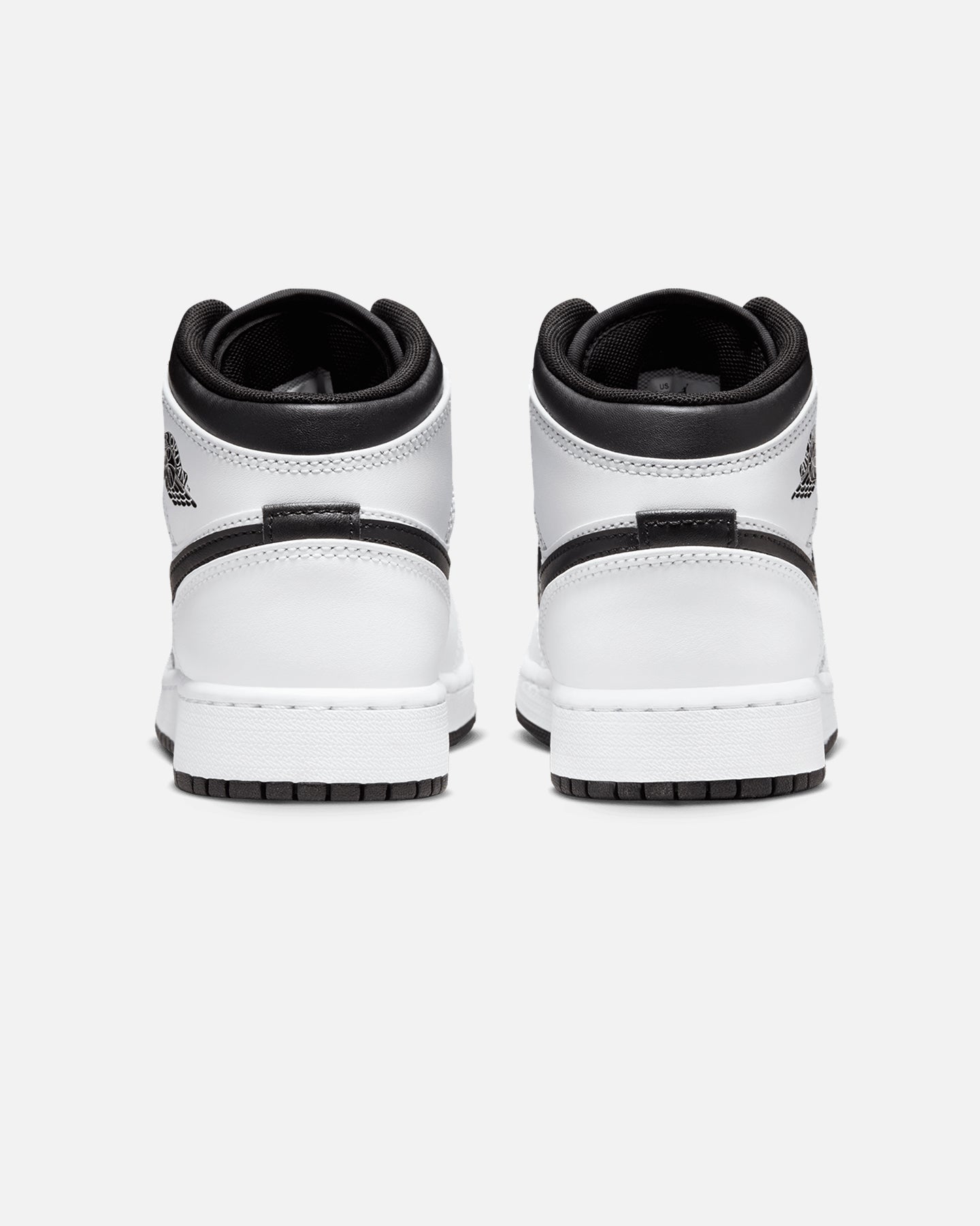 Jordan Kids' Air Jordan 1 Mid (GS) White/Black、mySite、zt4zffjzw