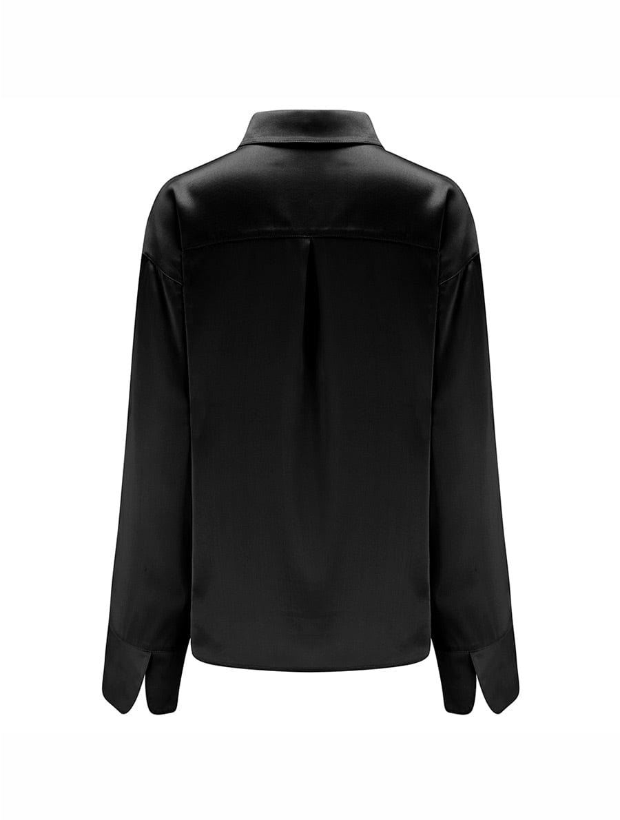  Fleur Du Jour Black Silk Shirt、mySite、justintrudeaud