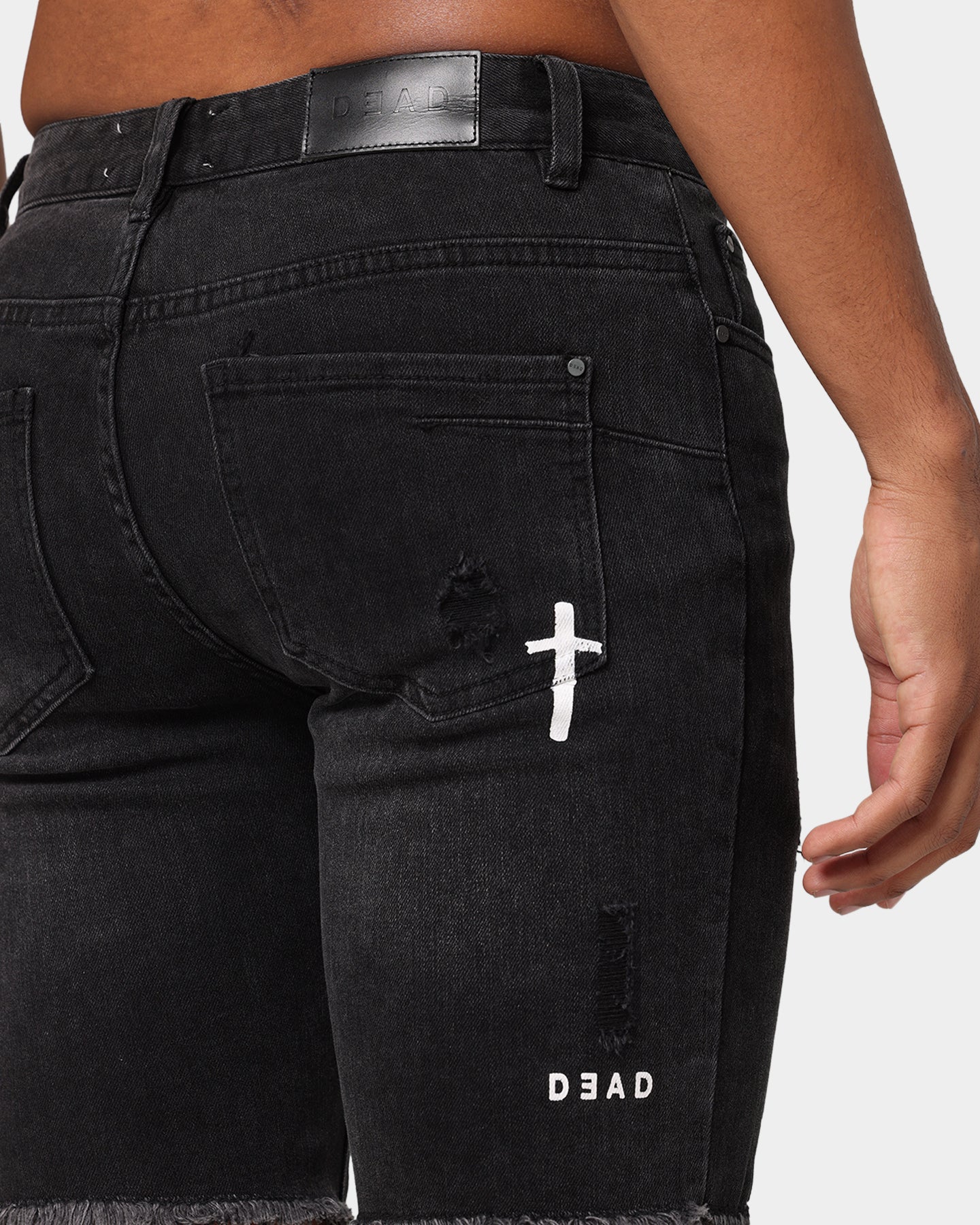 Dead Studios Destroy Denim Short Washed Black、mySite、zt4zffjzw