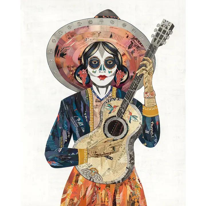 Art Print | Day of of the Dead Wall Art | Sing Me Back Home、mySite、g9winljtr
