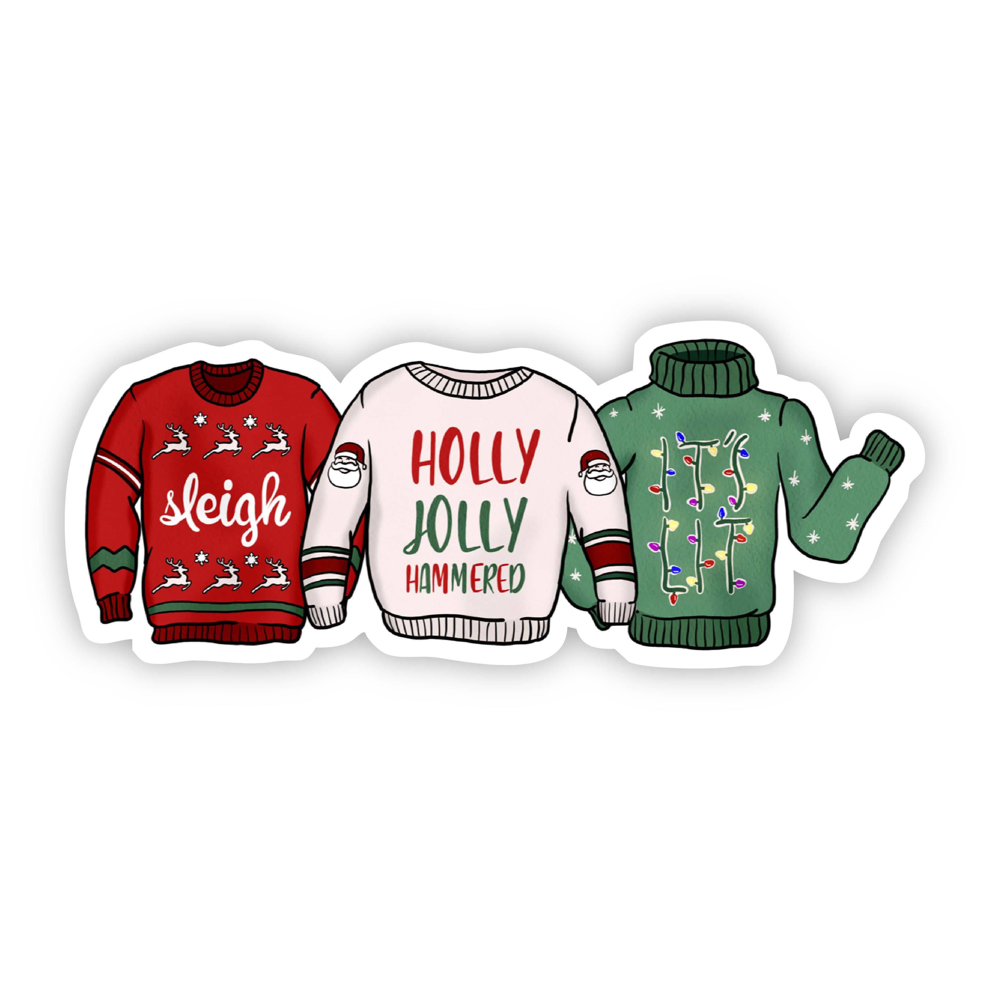  Holiday Sweater Variety Sticker、mySite、elrpsem3k