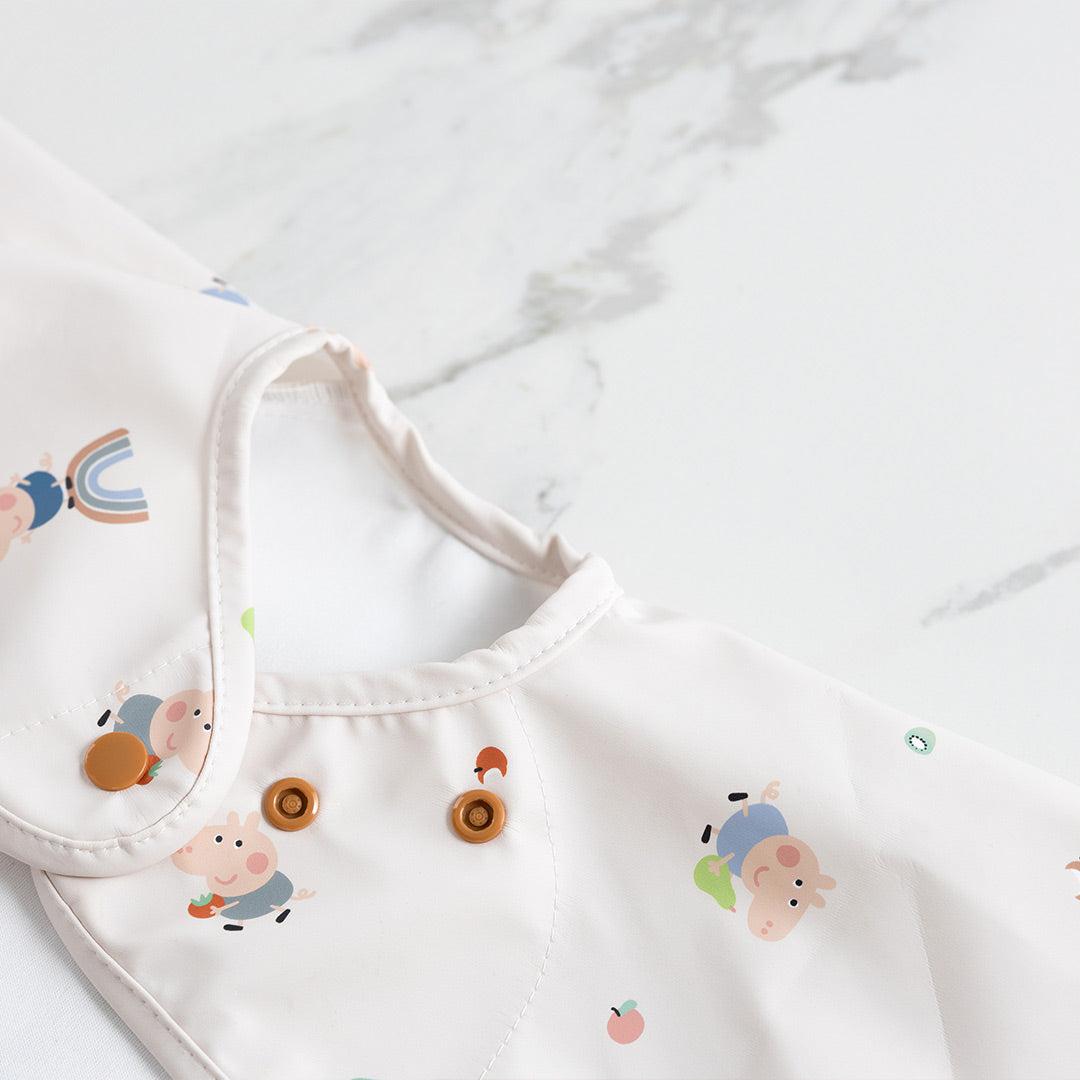  Bibado Long Sleeve Coverall Weaning Bib - George Pig、mySite、merchandisen