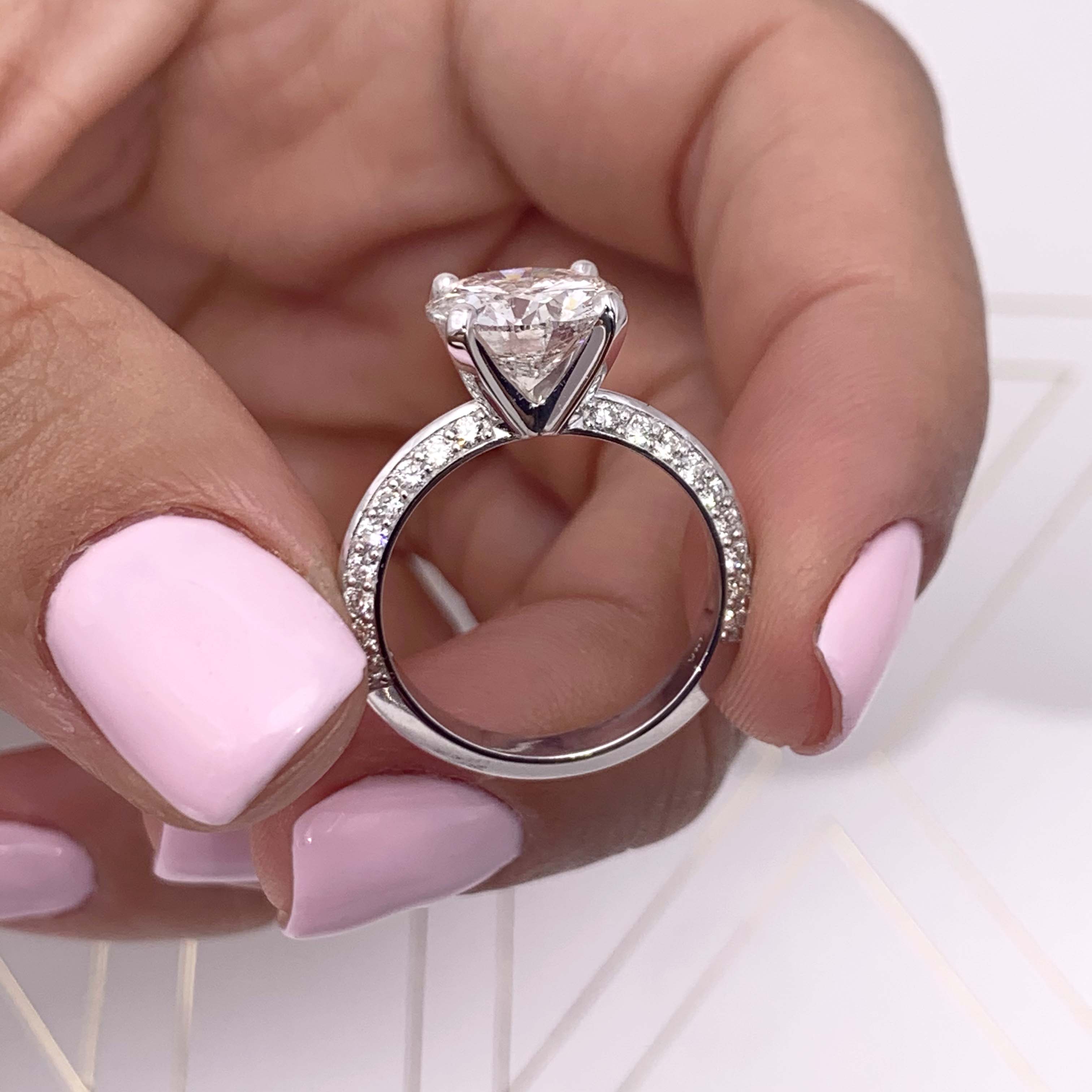 Ariana Diamond Engagement Ring -Platinum、mySite、hinf8tx79