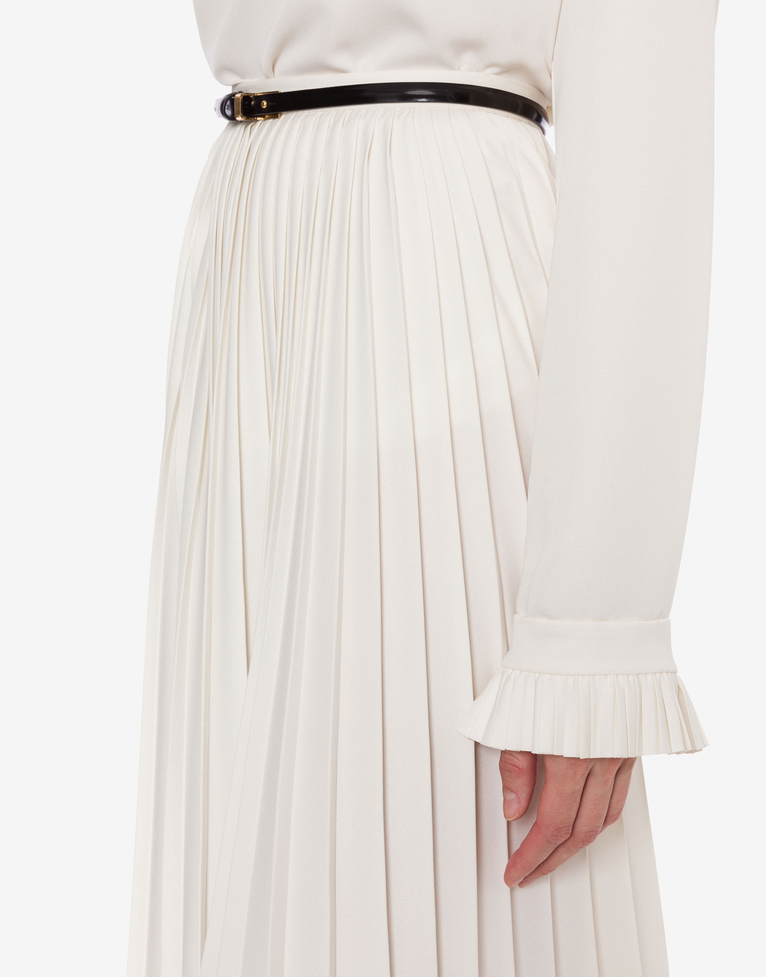 Gonna plissettata in crêpe fluido、mySite、aoinhome