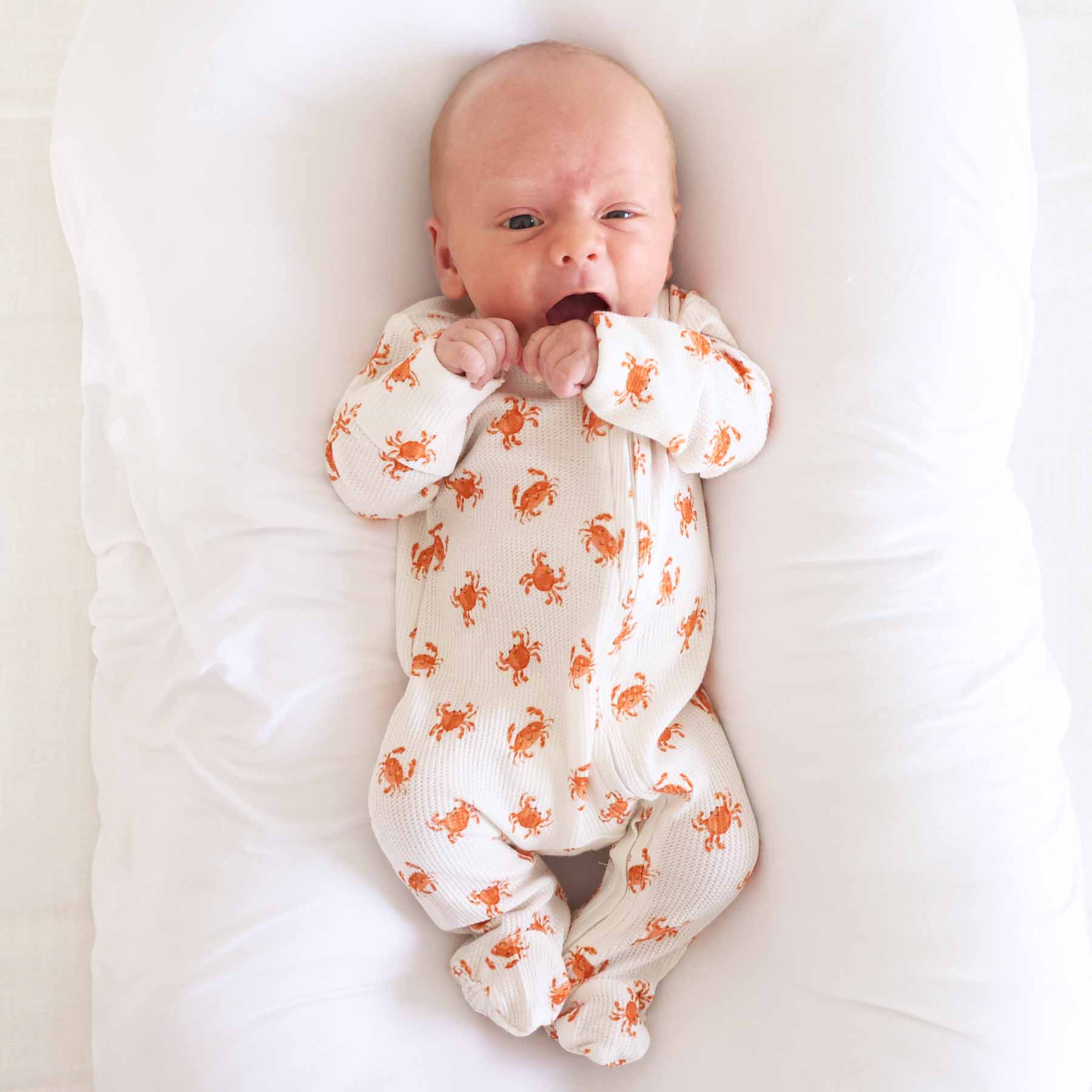  Cutie Crabs Bamboo Waffle Zipper Footie、mySite、layawaytickets