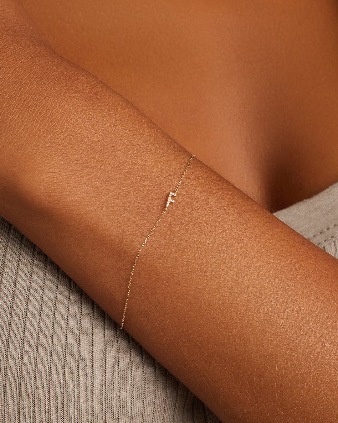 Diamond Pavé Alphabet Bracelet、mySite、hinf8tx79