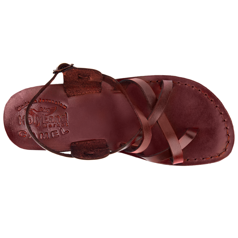 Holy Land Market Men/Women Biblical Jesus Leather Sandals/Slides From Jerusalem (Jesus Style IV)、mySite、topwebapps