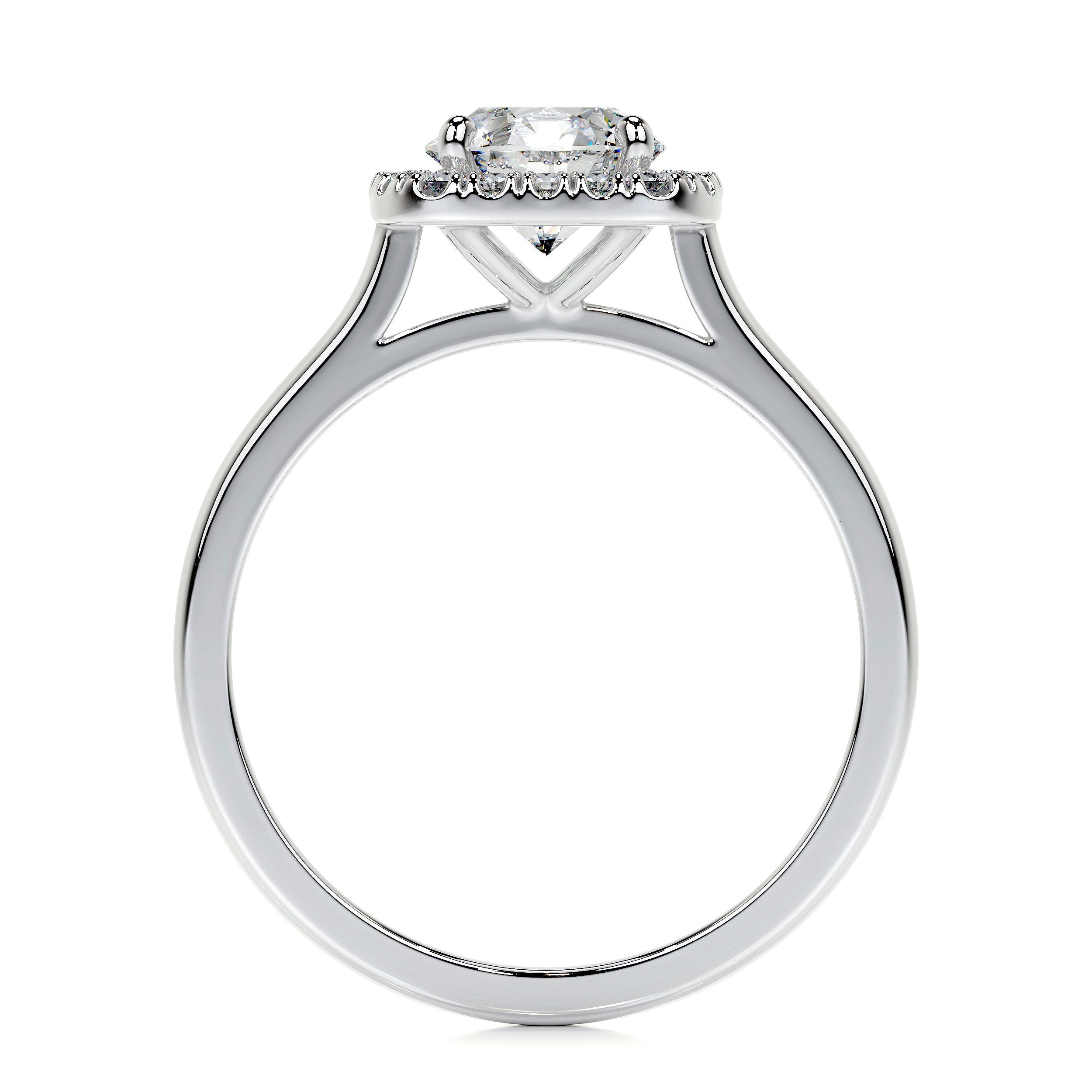Claudine Lab Grown Diamond Ring -18K White Gold、mySite、hinf8tx79
