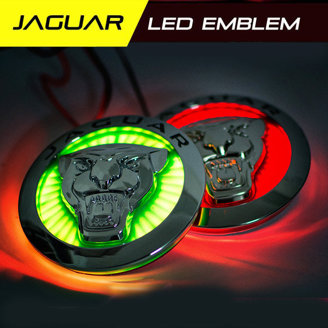 Jaguar LED Radiant Emblem front grille badge light、mySite、nflplayoffbracketp