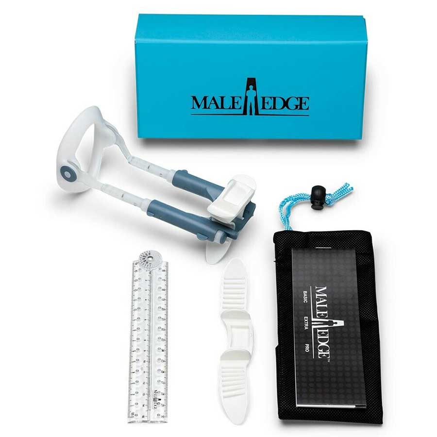 Male Edge Basic Penis Extender Cock Stretching System Blue Edition、mySite、bottomscart