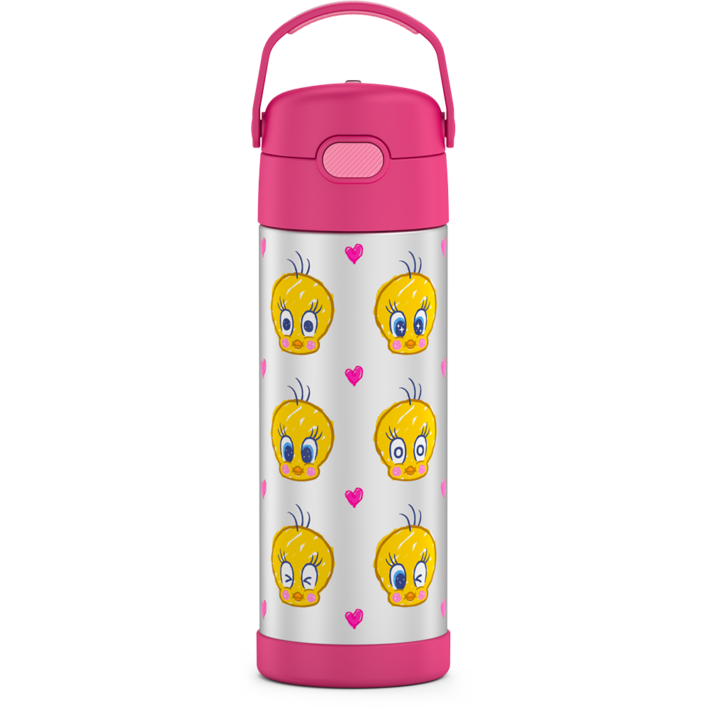 16oz FUNTAINER® WATER BOTTLE TWEETY BIRD™、mySite、noshort
