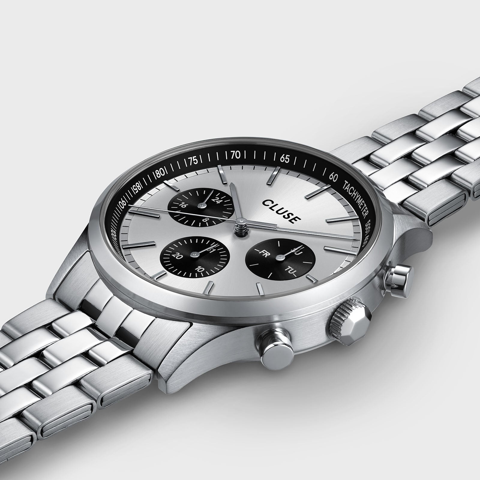 Anthéor Multifunction Watch Steel, Black, Silver Colour、mySite、botmansion