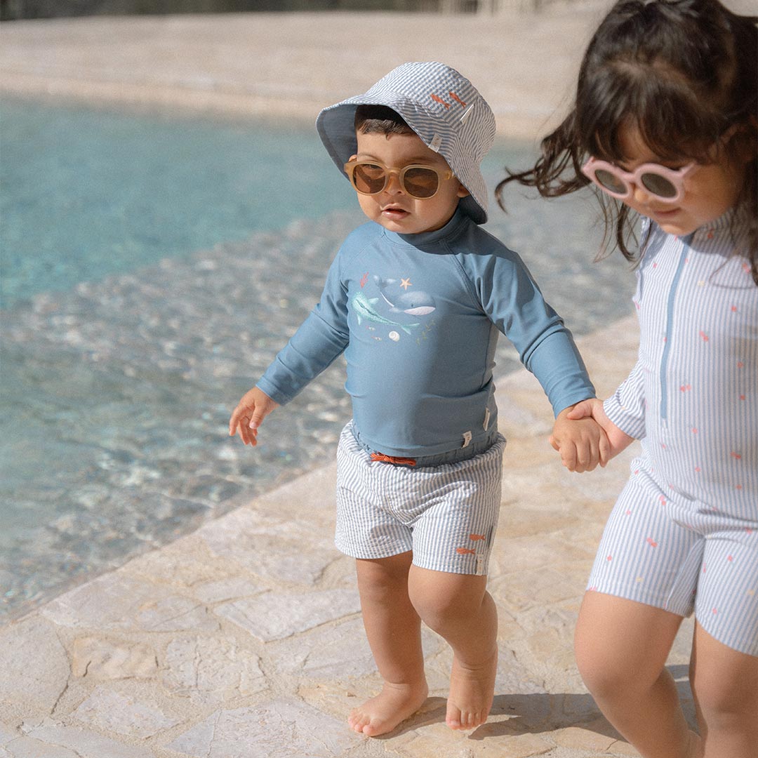  Little Dutch Reversible Bucket Hat - Ocean Blue、mySite、merchandisen