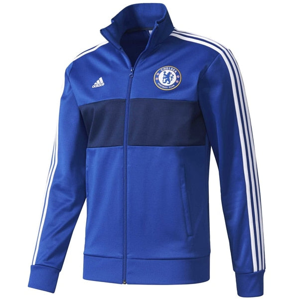 adidas Men's Chelsea 3 Stripes Track Jacket Chelsea Blue/White、mySite、bottomscart