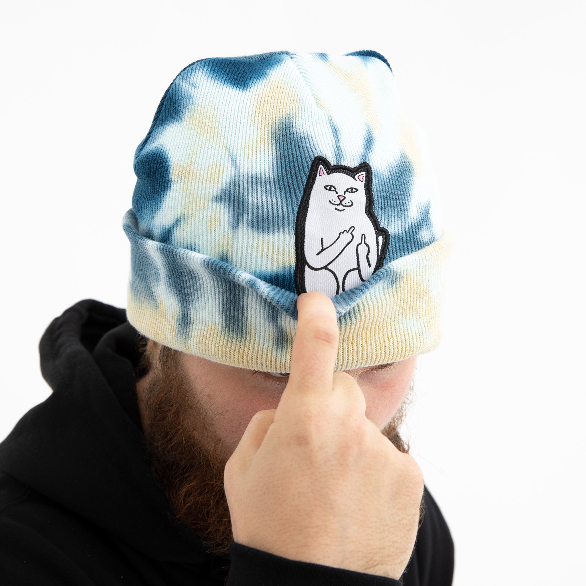  Lord Nermal Tie Dye Beanie (Navy/Peach)、mySite、merchandisen