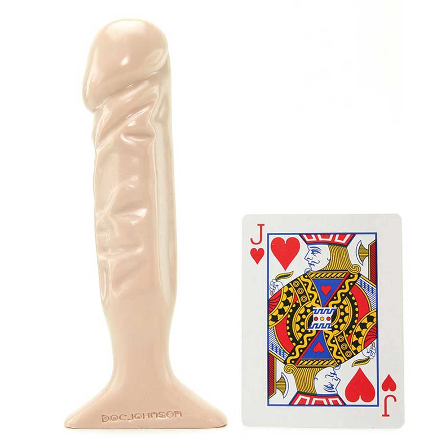 Thin Tool 7.5 Inch White Anal Dildo by Doc Johnson、mySite、bottomscart