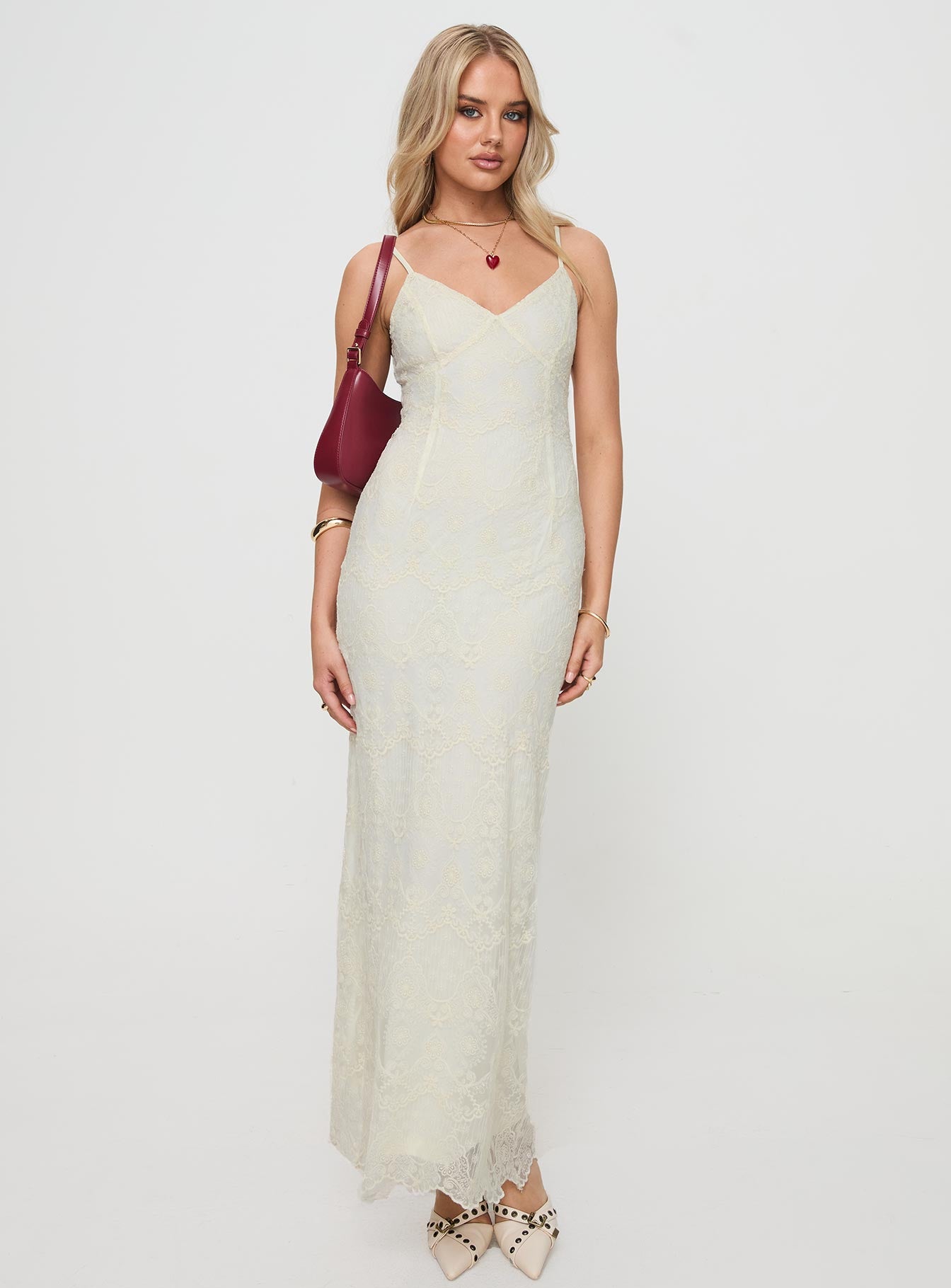 Euphemia Maxi Dress Cream、mySite、solidvoid