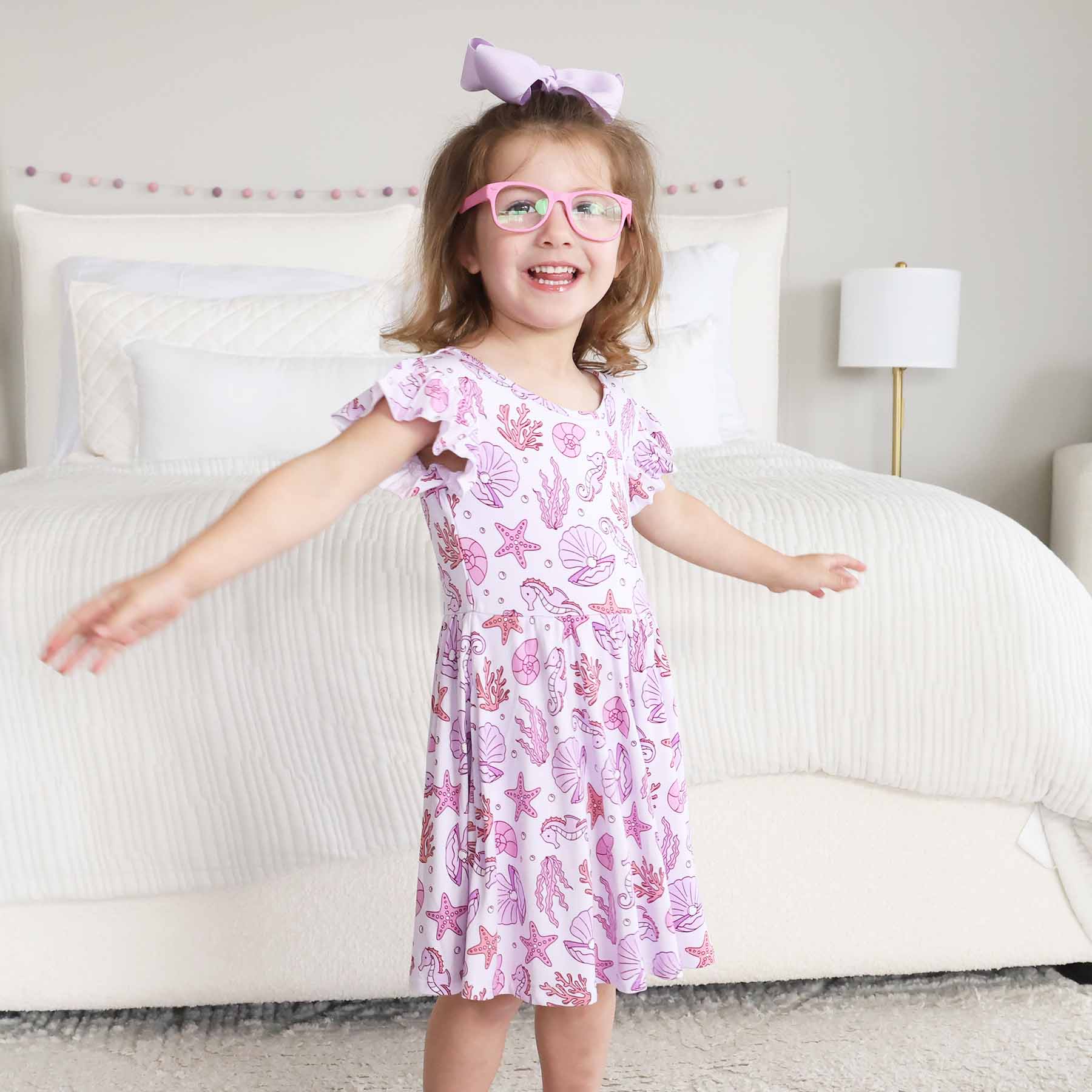  Ruffle Twirl Dress | Tiny Tides Pink、mySite、layawaytickets