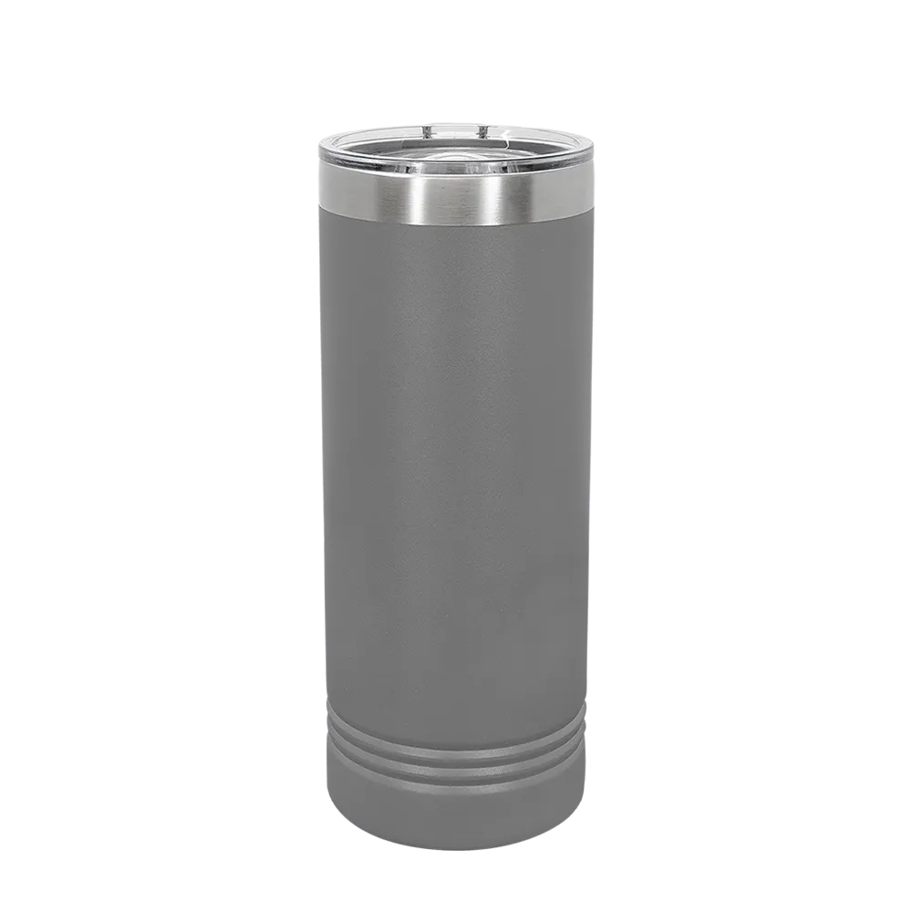 Polar Camel 22 oz Skinny Tumbler w/ Slider Lid、mySite、noshort