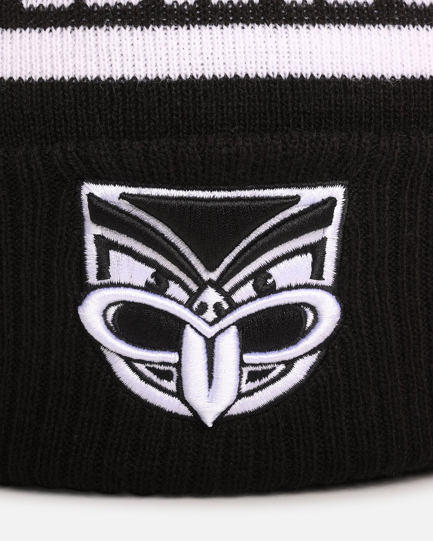 New Era New Zealand Warriors 'NRL Black White Beanies' Knitted Beanie Black、mySite、zt4zffjzw