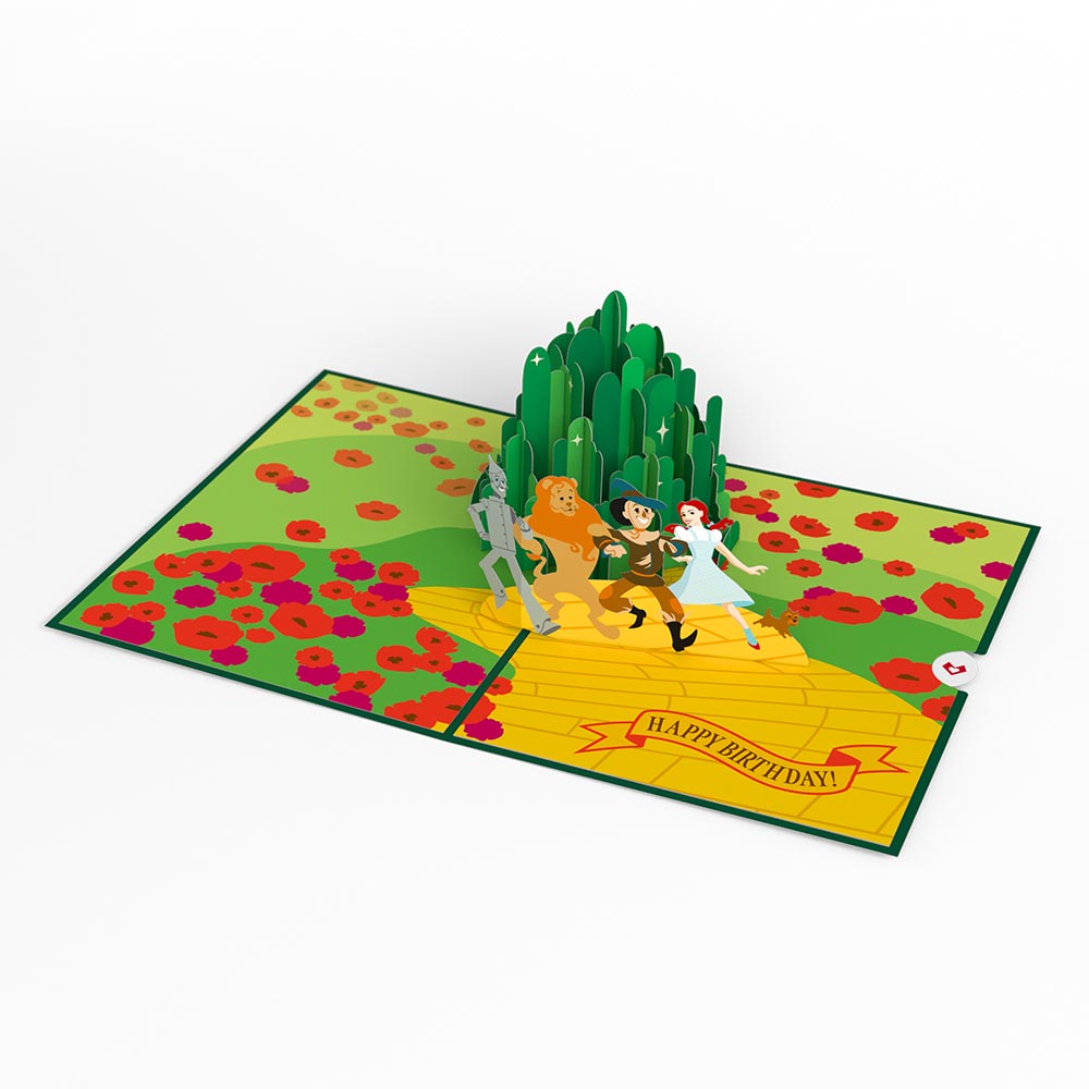 The Wizard of Oz Lions & Tigers & Birthdays Pop-Up Card、mySite、solidvoid