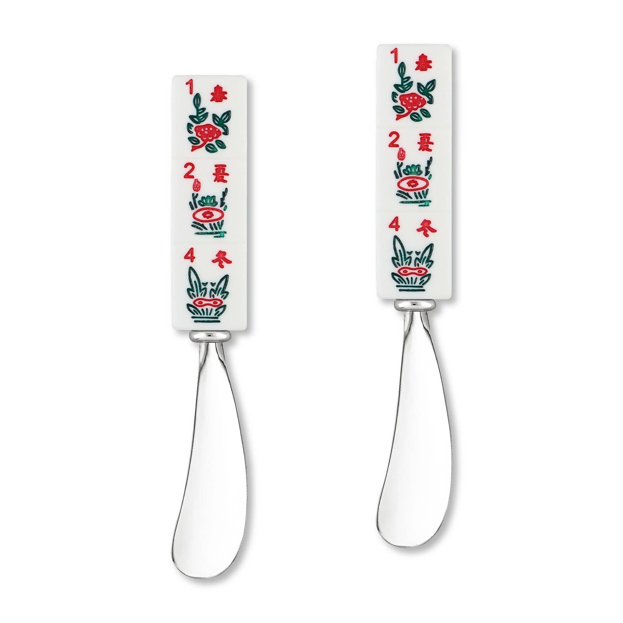 Mah Jongg Flowers Spreader - Set of Two、mySite、topwebapps