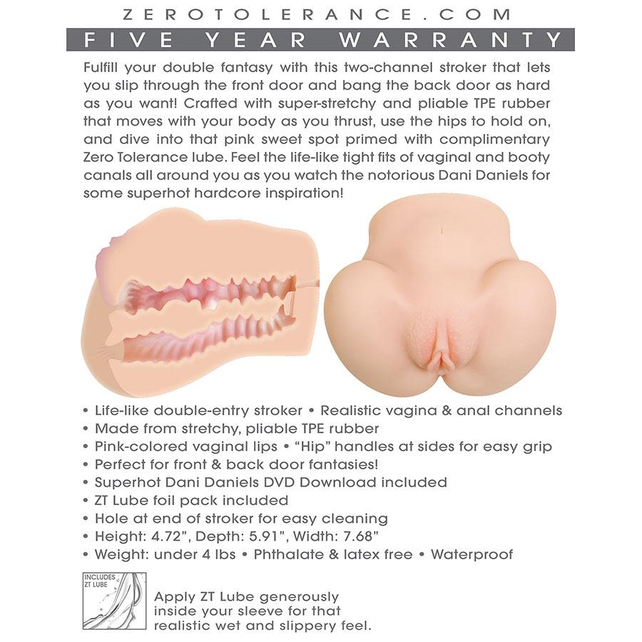 Dani Daniels Realistic Vagina & Ass Masturbator by Zero Tolerance、mySite、bottomscart