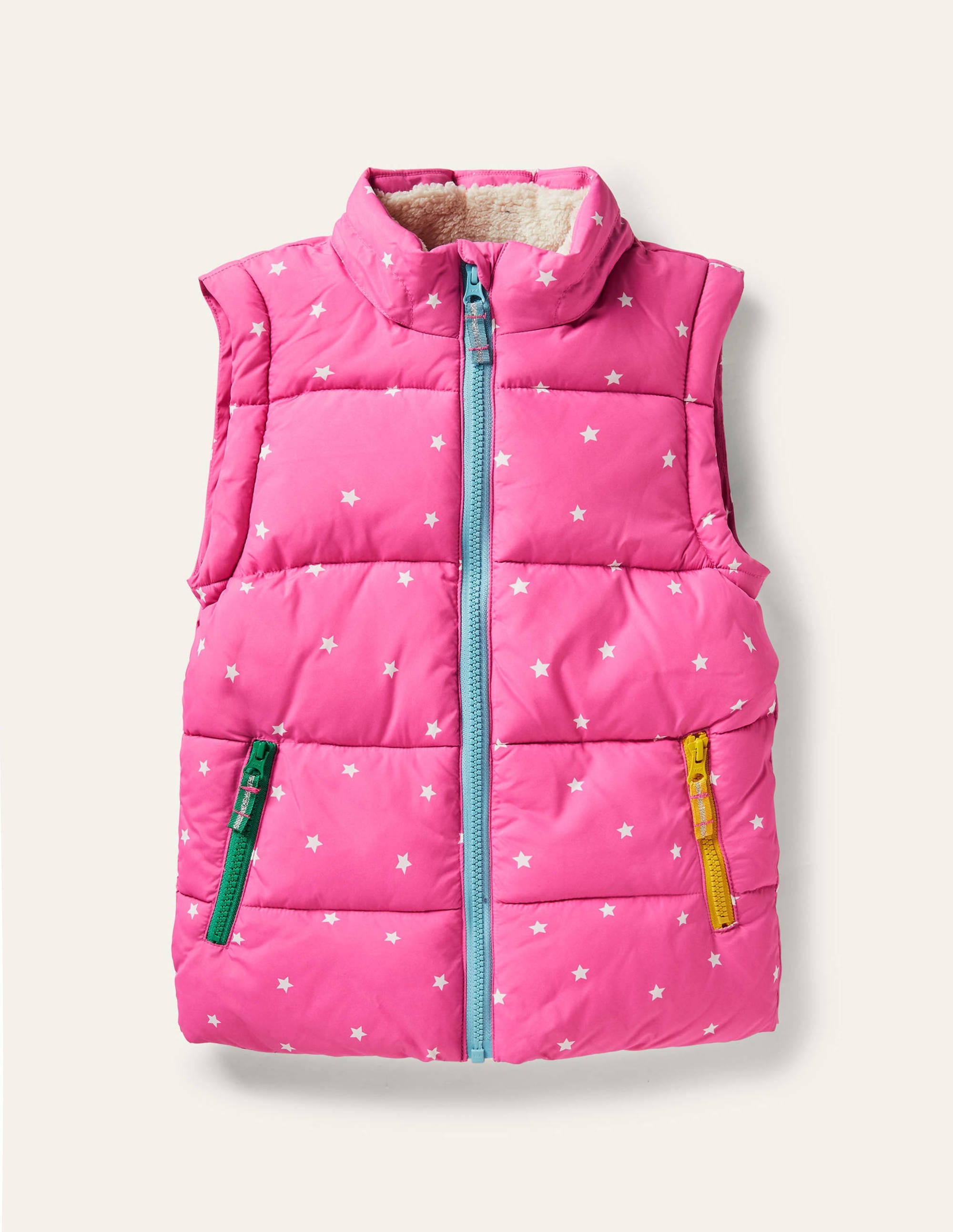  Cosy 2 in 1 Padded Jacket-Tickled Pink Confetti Star、mySite、ashleygrahame