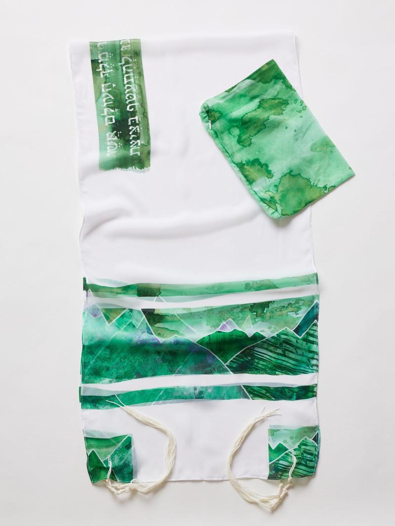 Green Mountain Tallit by Advah Designs、mySite、topwebapps