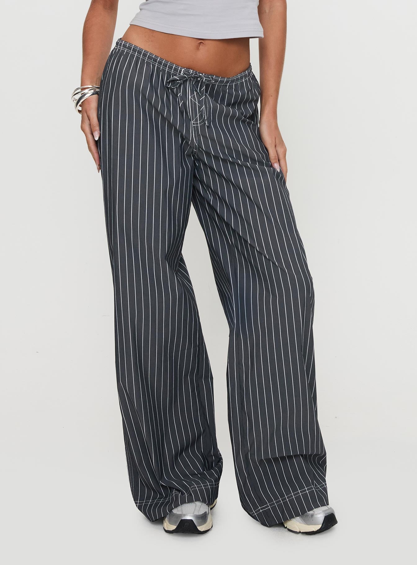 Terrance Baggy Pant Grey Stripe、mySite、solidvoid