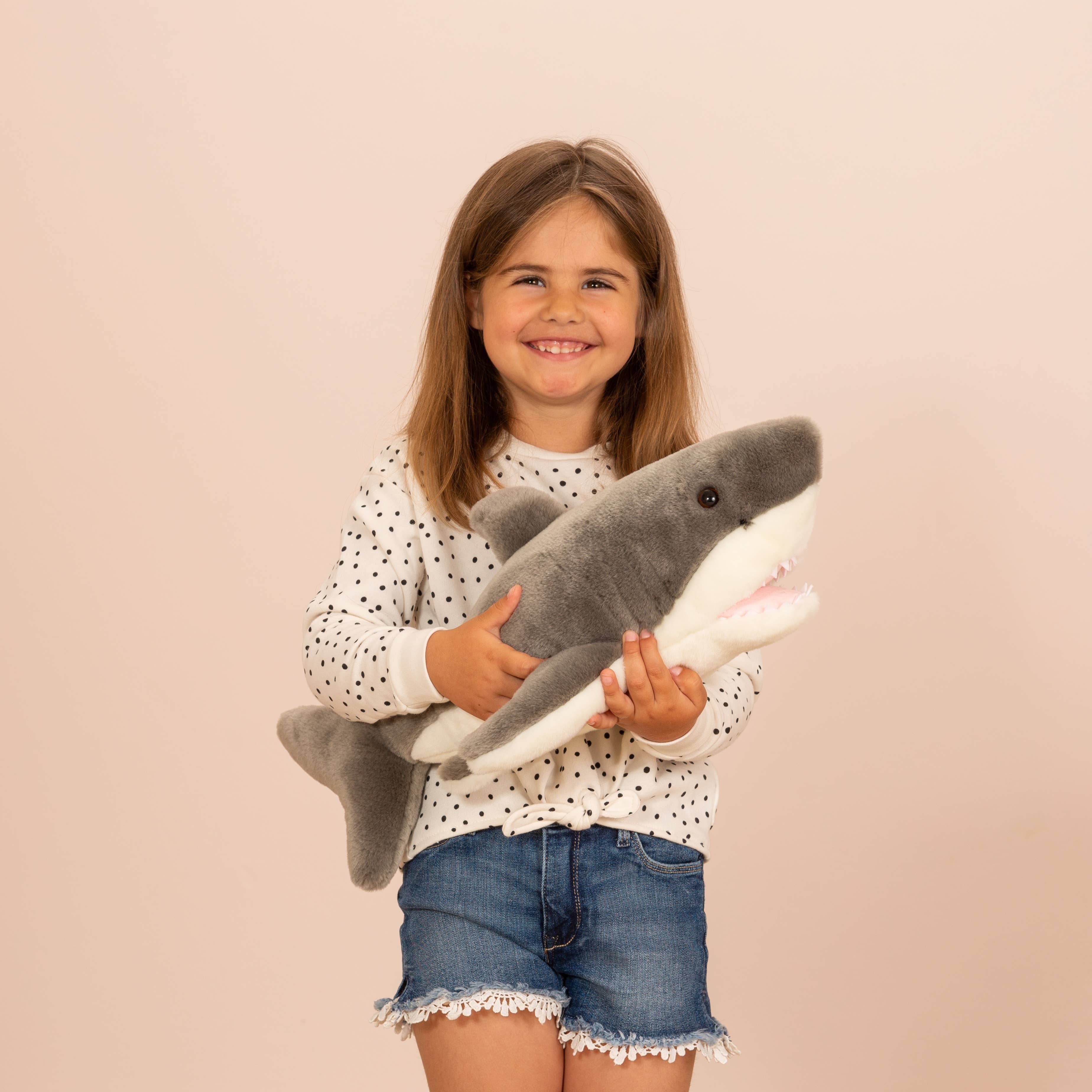 Plush Large Great White Shark 50 cm -Teddy Hermann、mySite、g9winljtr