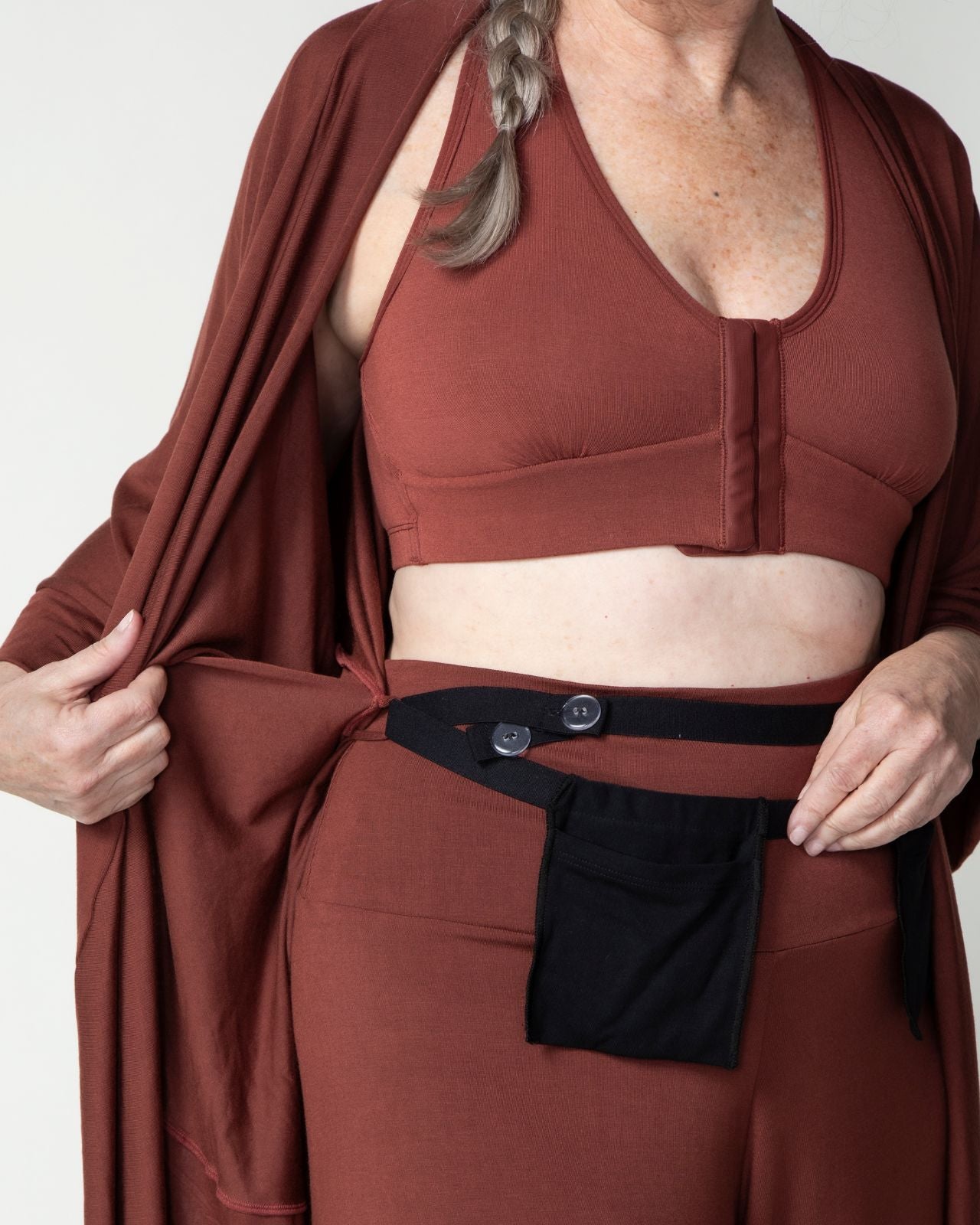 Miena Robe with Drain Management Belt、mySite、bengalsvssteelers