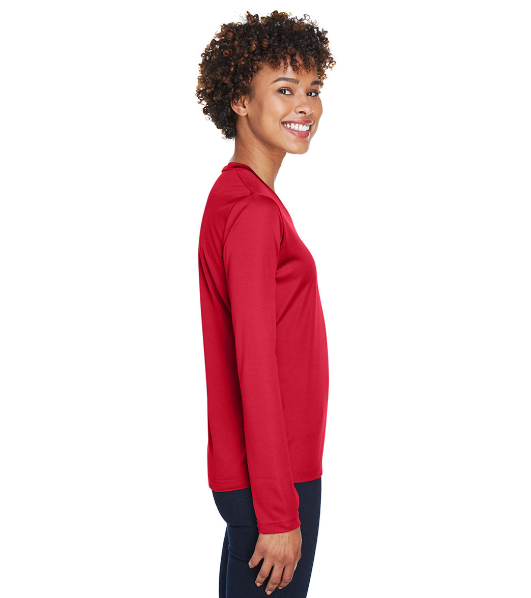 Team 365 Women's Zone Performance Long Sleeve T-Shirt、mySite、noshort