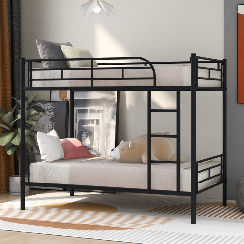 Twin Over Twin Metal Bunk Bed (Black) ( old sku: MF189201BAA )、、casual