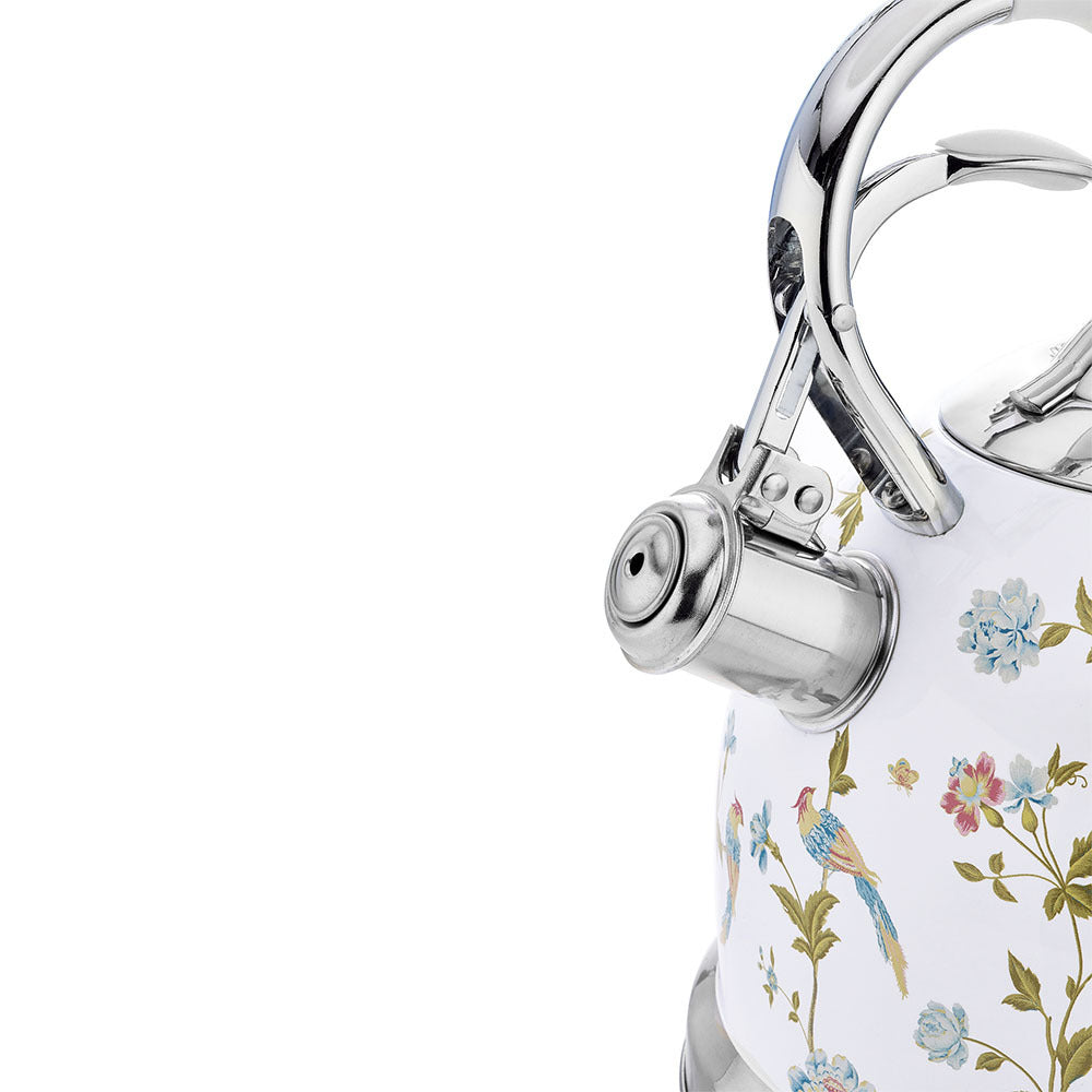 Laura Ashley Stove Top Kettle 2.5L - 10 Cup (Elveden White)、mySite、camillekostekn