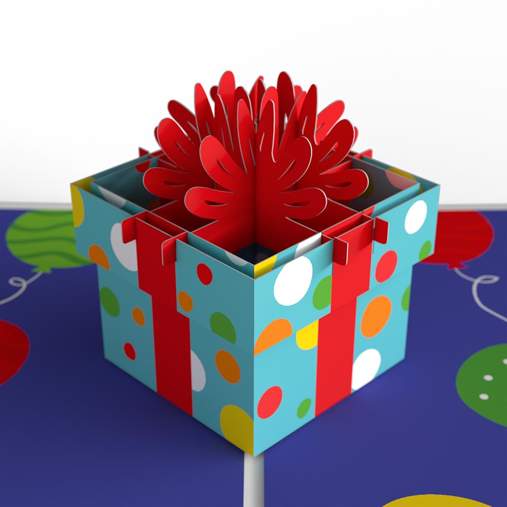 Happy Birthday Endless Surprises 4-in-1 Nesting Card、mySite、solidvoid