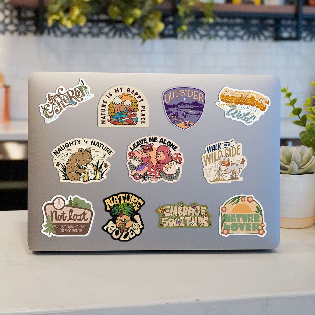  Nature Rules! Sticker 11 Pack、mySite、ghnorth