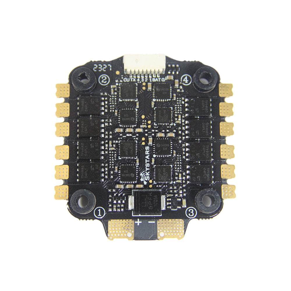  SkyStarsRC Fly Stack F7 HD Pro4 3-6S 30x30 Stack/Combo (F722 FC / KM65 F4 128K 32Bit 65A 4in1 ESC) - MPU6000、mySite、merchandisen
