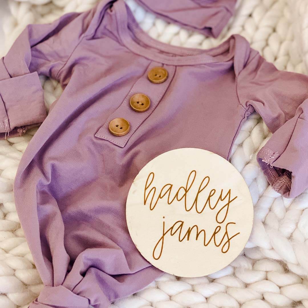  Dusty Purple Bamboo Knotted Gown & Hat、mySite、layawaytickets