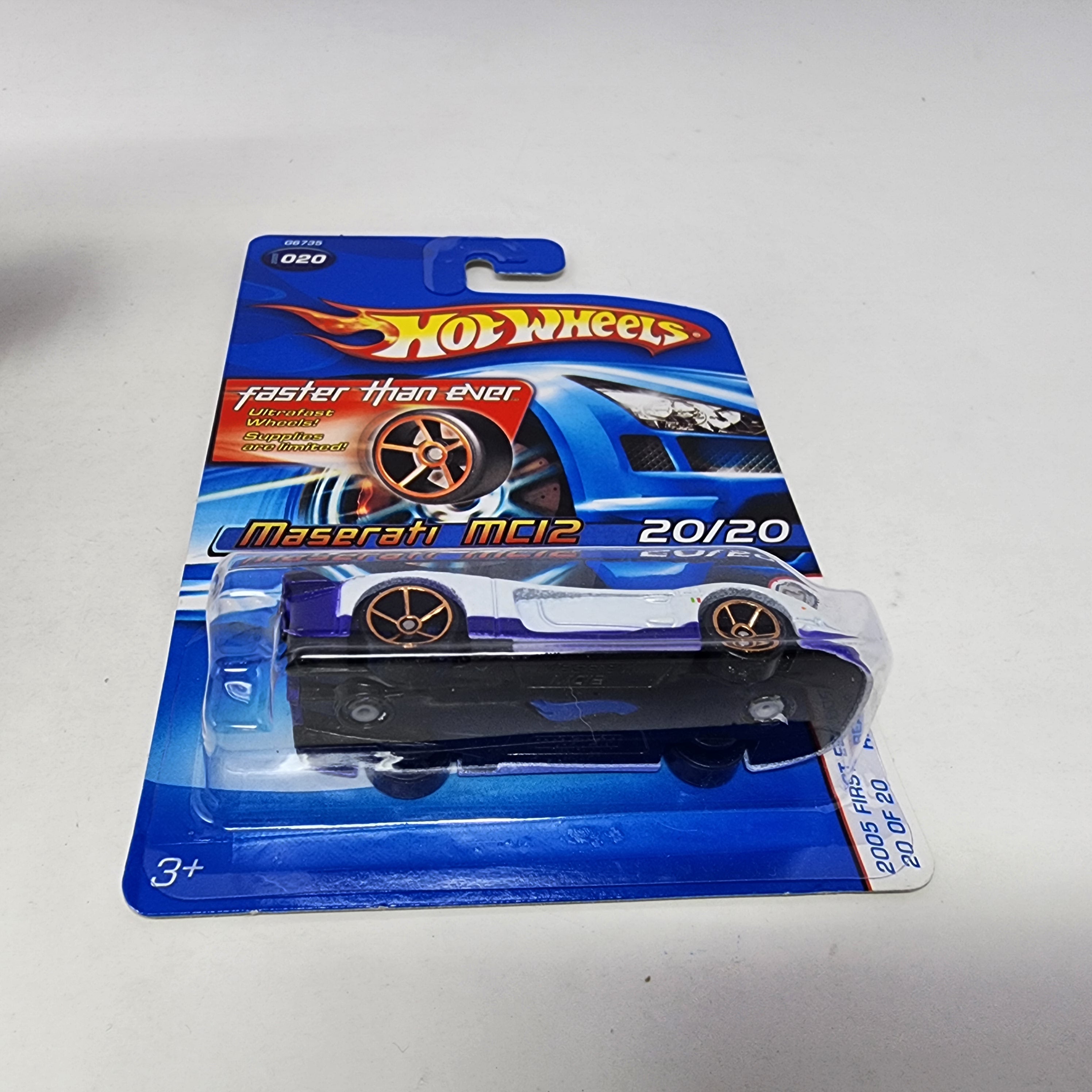 Maserati MC12 #20 * White w/ FTE Rims * Hot Wheels 2005、mySite、hgirdovlk