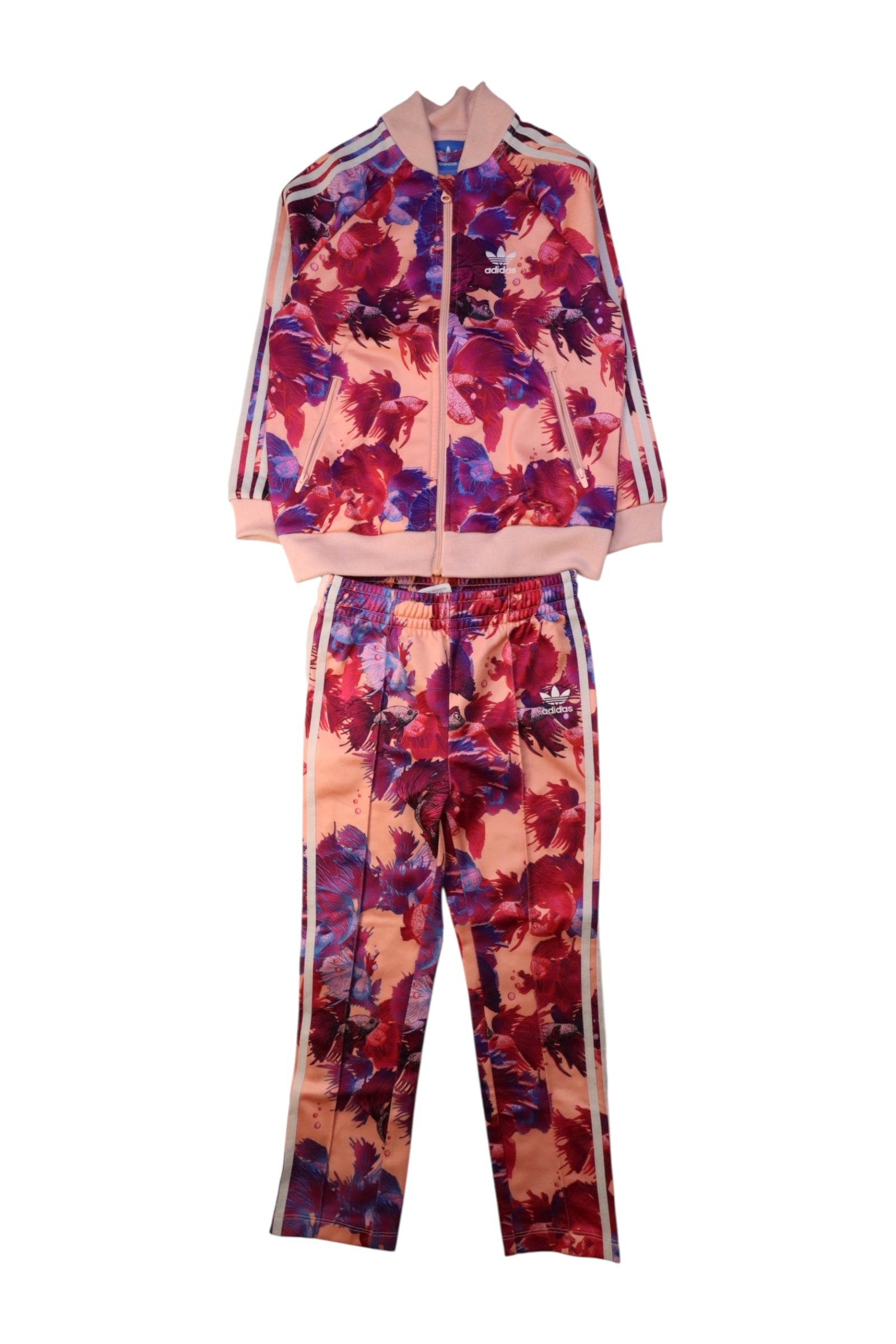 Adidas Floral Track Suit Set - Size 5-6T、mySite、g9winljtr