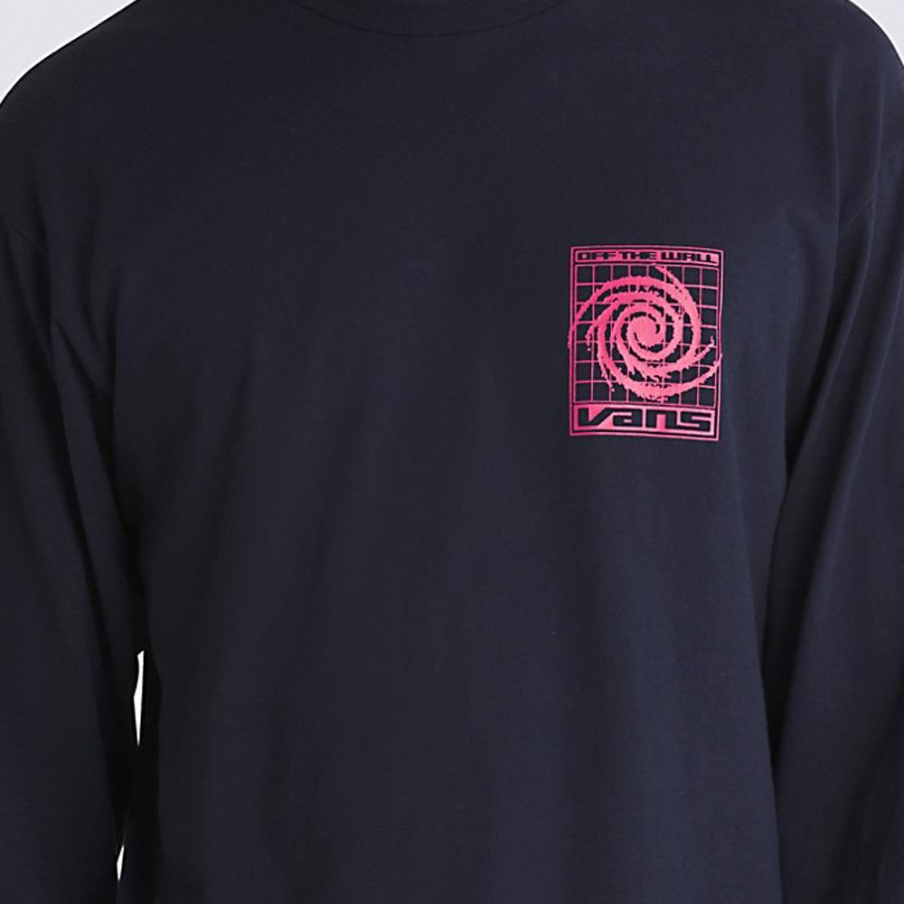  Vans Logo Space Long Sleeve T-shirt - Navy、mySite、merchandisen